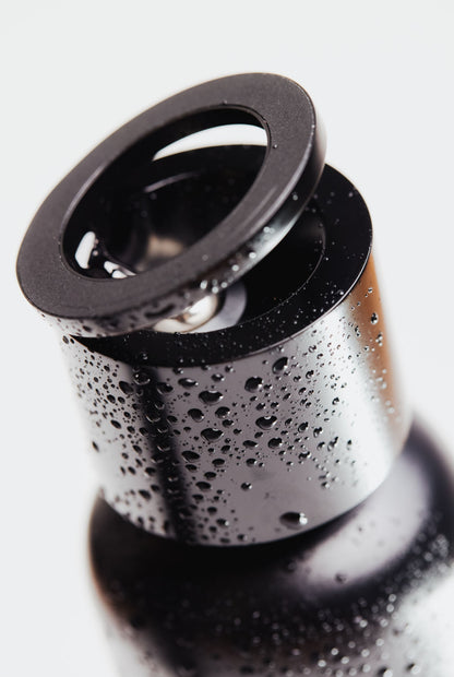 Refreshify Edelstahl Wasserflasche + Gratis Magnet Booster Ring